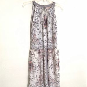 🔴Philosophy Grey/Pink/white Summer Halter Dress